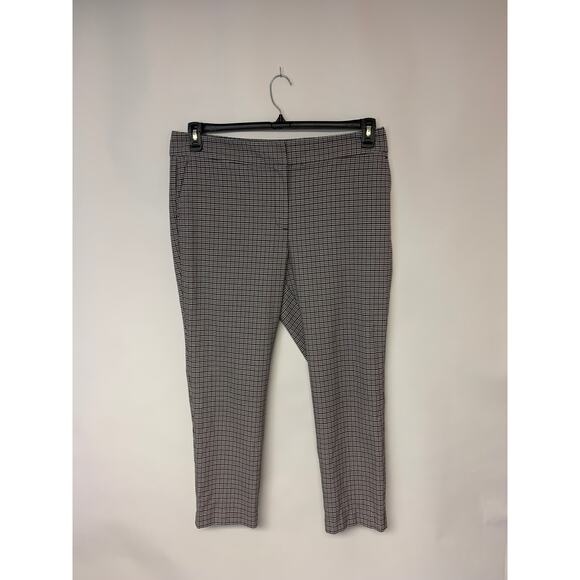 Ann Taylor Factory Pants Womens SZ 12 Plaid Preppy Academia Schoolgirl Office - Picture 1 of 9